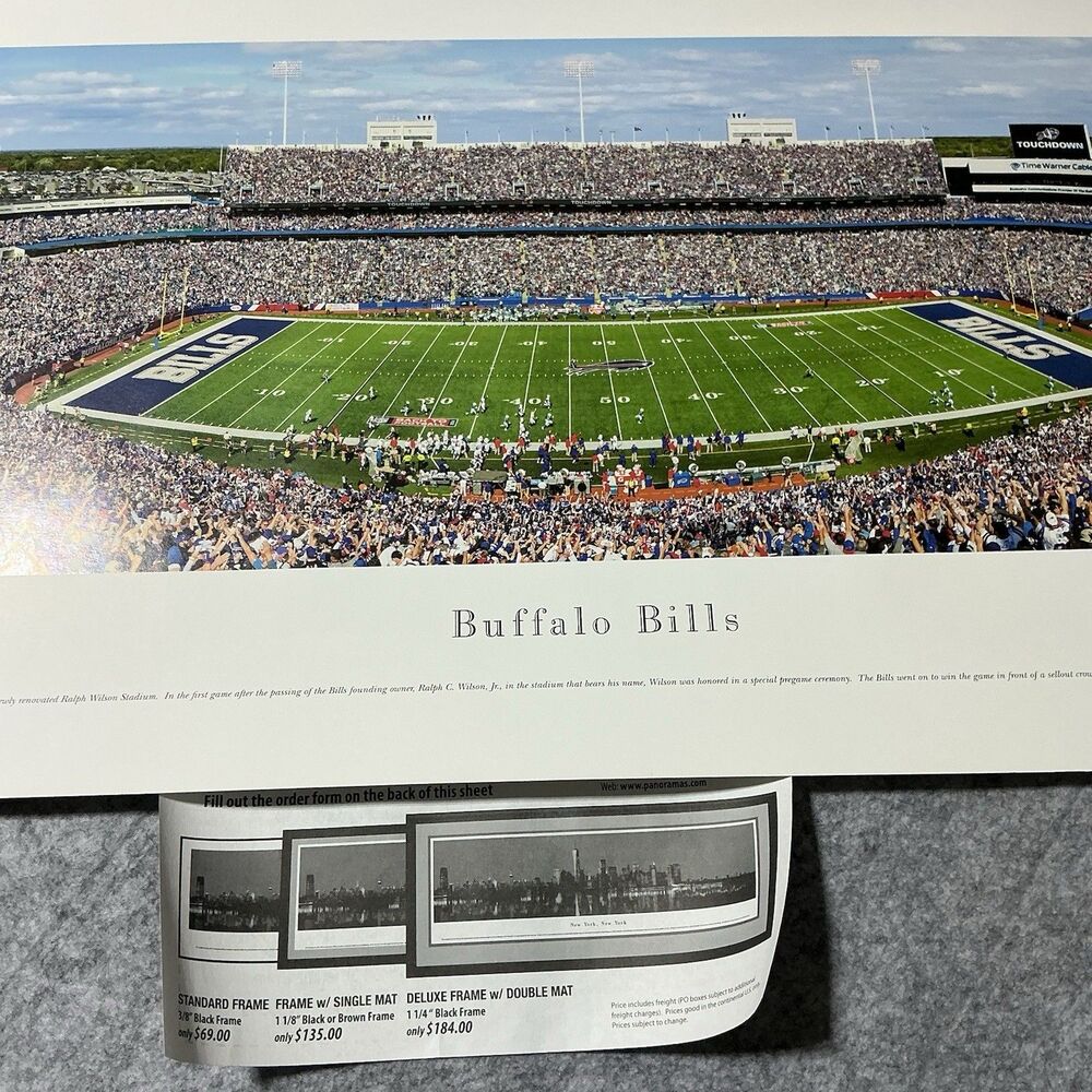James Blakeway Buffalo Bills vs Miami Dolphins 2014 Home Opener Panoramic Photo